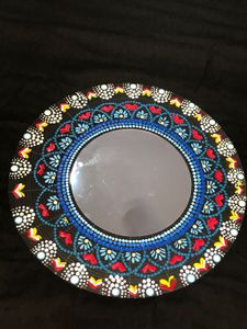 Blue And Red Mandala