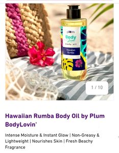 Plum Body Oil- HAWAIIAN RUMBA (200 ml)
