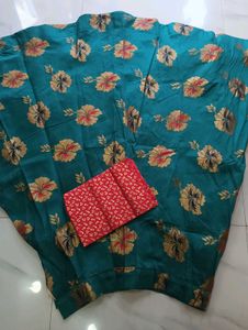 lehanga and Red blouse piece