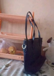 Elegant Black Tote Bag