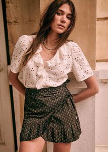 Sezane Floral Skirt