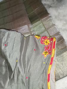 Chanderi Fancy Cotton Saree