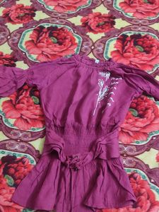 Cute Purple Mini Dress