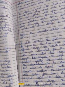 Hand Written Notes Of Class 9th English Both Books