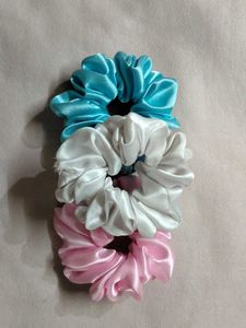 Skinny Scrunchie Combo Pack Of 3 Different Colour