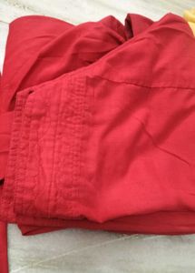 Red Embroidered Salwar Suit