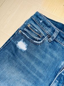 Pull&amp;Bear Ripped Demin Skinny Jeans