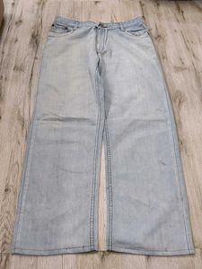 Sc9346 Blue Coin Beggy Jeans Waist 34