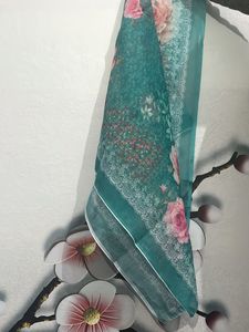 Teal Embroidered Kurti