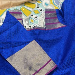 Elegant Blue Blouse