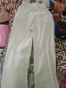 Beige Trousers For Winter Outing