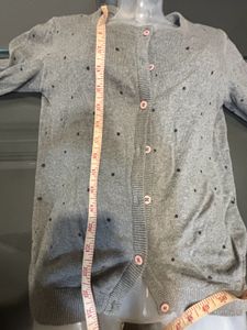 GINGER BLACK POLKA GREY Light Wooden Sweater