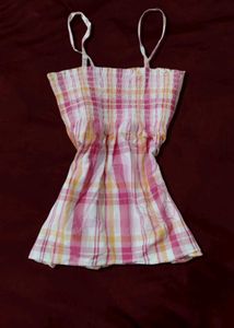 Y2K Pink Plaid Cami Top