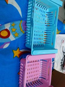 Adjustable Fridge Basket (Pack Of 2)