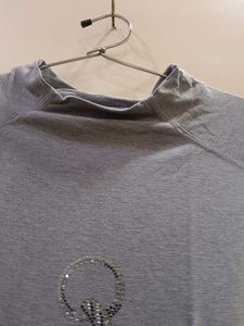 Graphic Print Grey T-Shirt