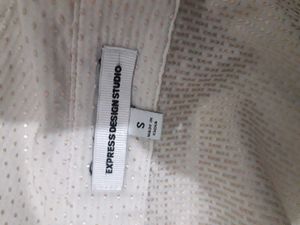 off white fitted shirt