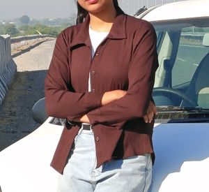 Brown Long Sleeve Shirt