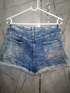 Denim shorts