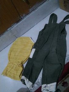 Kid Dress Top &amp; Gallies Design Pant