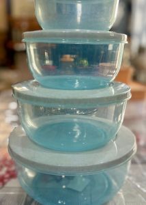 Round Plastic Container Set Of 4