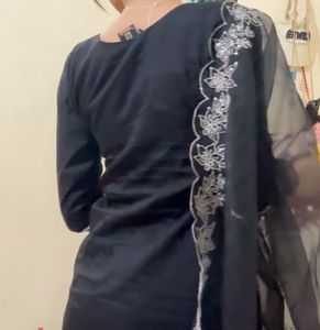 Elegant Black Salwar Kameez Suit