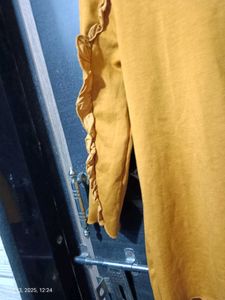 Ruffled Sleeve Top