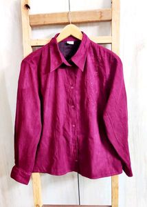 Burgundy Swift Shirt Size-42-44