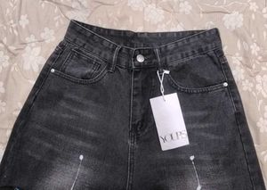 Painted Wide Leg Jeans