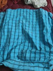 Zara Blue Checkered Shirt