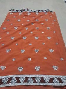 Elegant Embroidered Saree