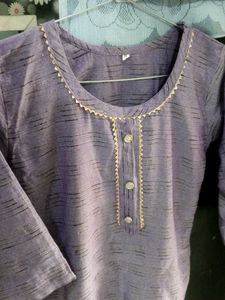Elegant Purple Kurta