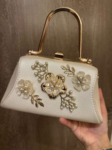 Floral Embellished Clutch Bag