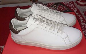 DCYPHR White Leather Sneakers