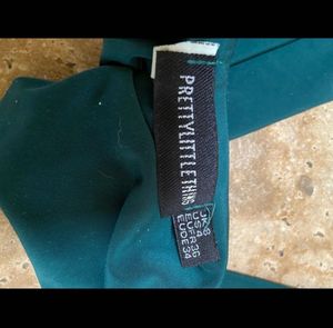 Teal Halter Crop Top