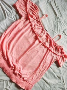 Cute Pink 💗 Off Shoulder Top🫶🏻