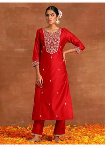 Karwa-chauth Special Red Suit ❤️😍