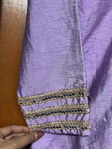 Beautiful Lavender Kurti Set