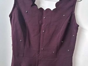 Chic Purple Mini Dress