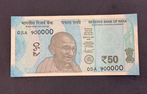 ₹50 Rupee Note Fancy Number, 600000
