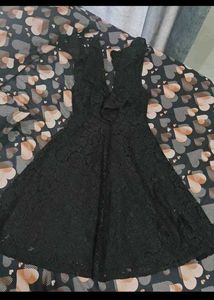 Elegant Black Lace Dress