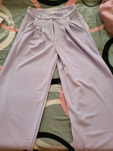Pretty Lavender Kotty Flared Trousers