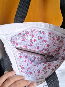White Tote Bag
