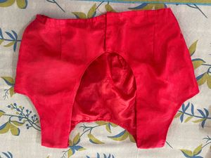 Red Embroidered Blouse