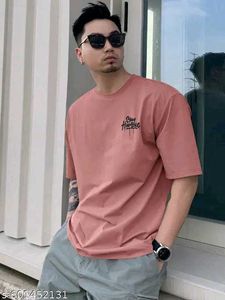 Men Cotton Blend Oversize Tshirts