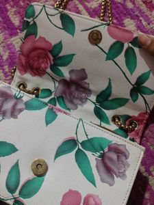 Floral Print Crossbody Bag