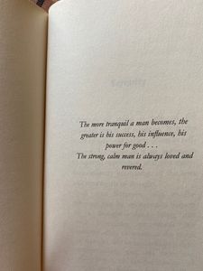 Self Help Book : As A Man Thinketh