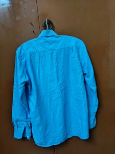 Blue Striped Formal Shirt, Johns Miller