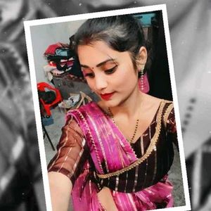Angrakha Blouse  H Organza Saree