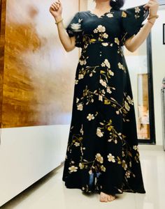 Berrylush Floral Long Dress 👗