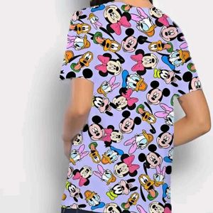 Disney Cartoon Print Top